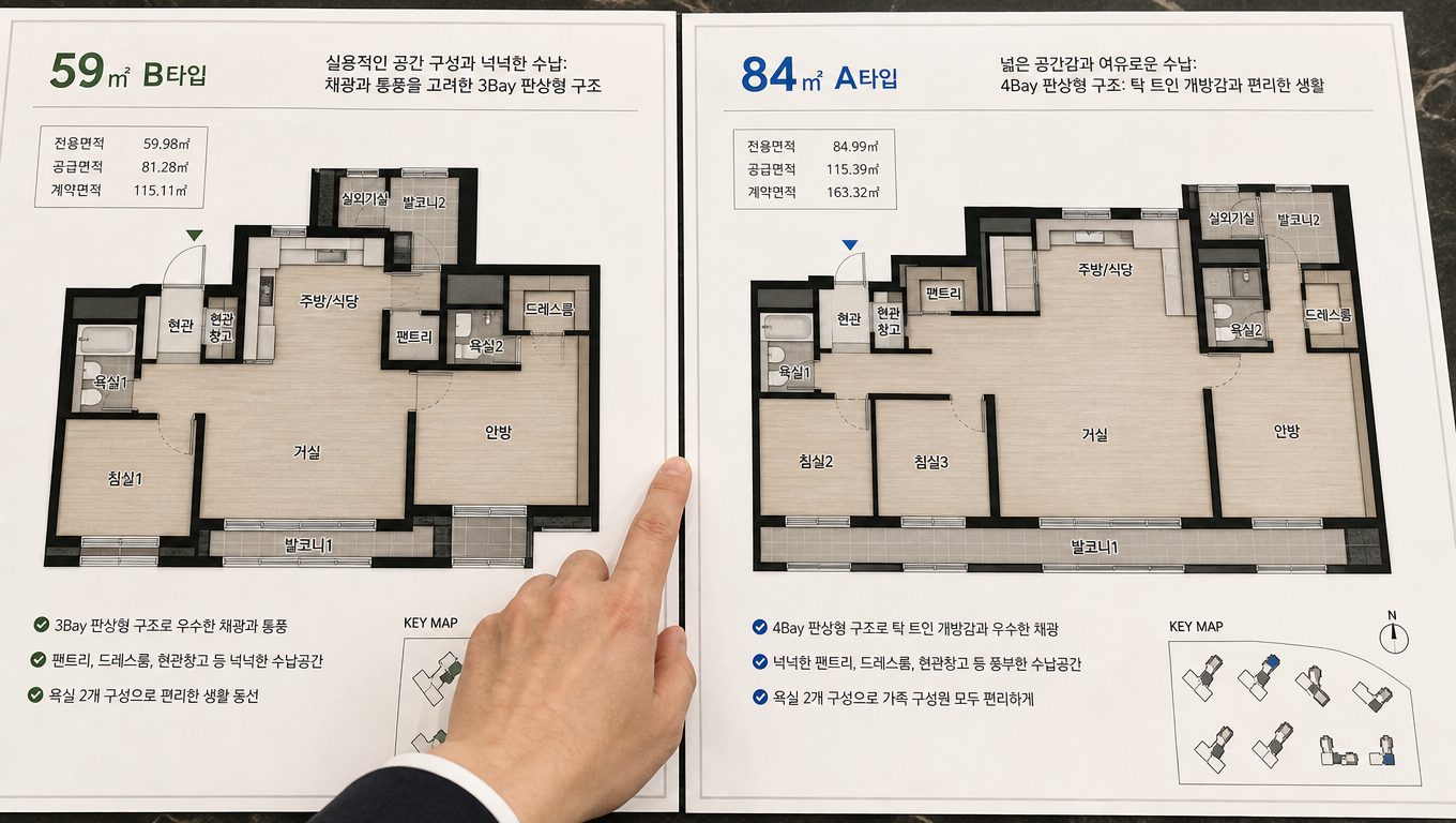 디에이치방배 평면도