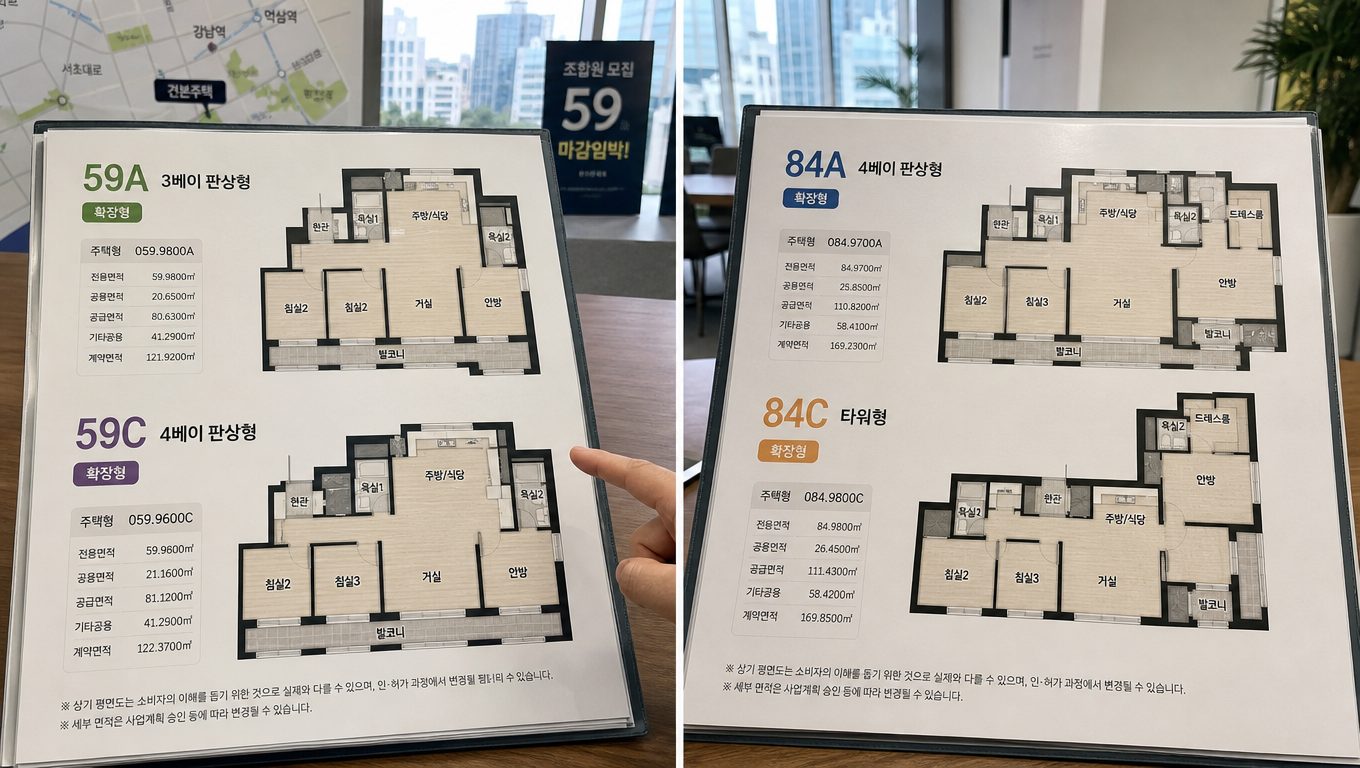 디에이치방배 평면도 타입별 구조와 블록·옵션 선택 기준
