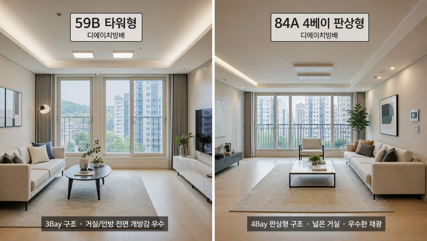 디에이치방배 평면도 59·84타입 구조와 실거주 후기